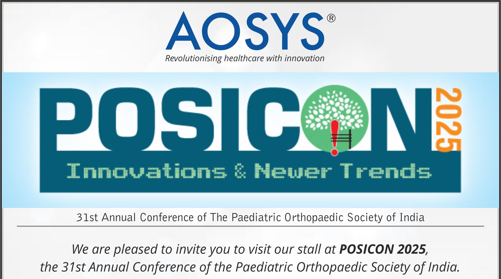 Paediatric Orthopaedic Society of India (POSICON 2025)