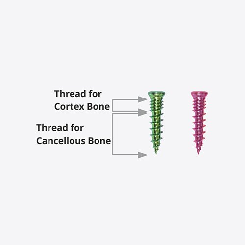 Anterior Cervical Screw by aosys private limited an orthopedic implants and instrument manufacturing company