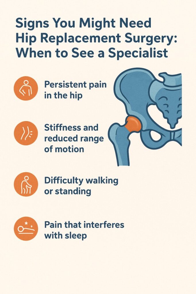 SIGNS YOU MIGHT NEED HIP REPLACEMENT SURGERY