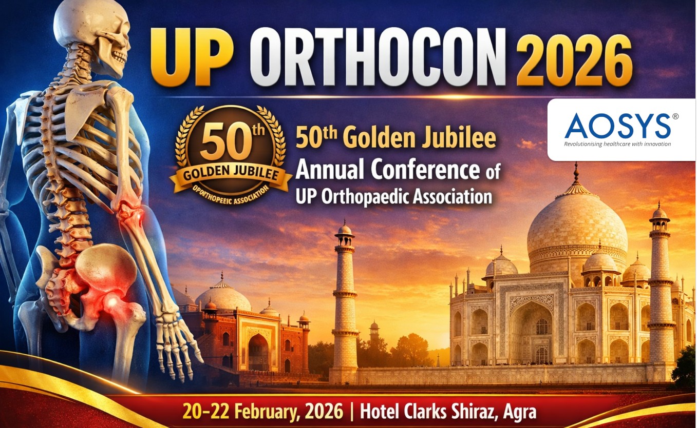 UP Orthocon 2026: The 50th Golden Jubilee Annual Conference of UPOA | AOSYS PVT LTD