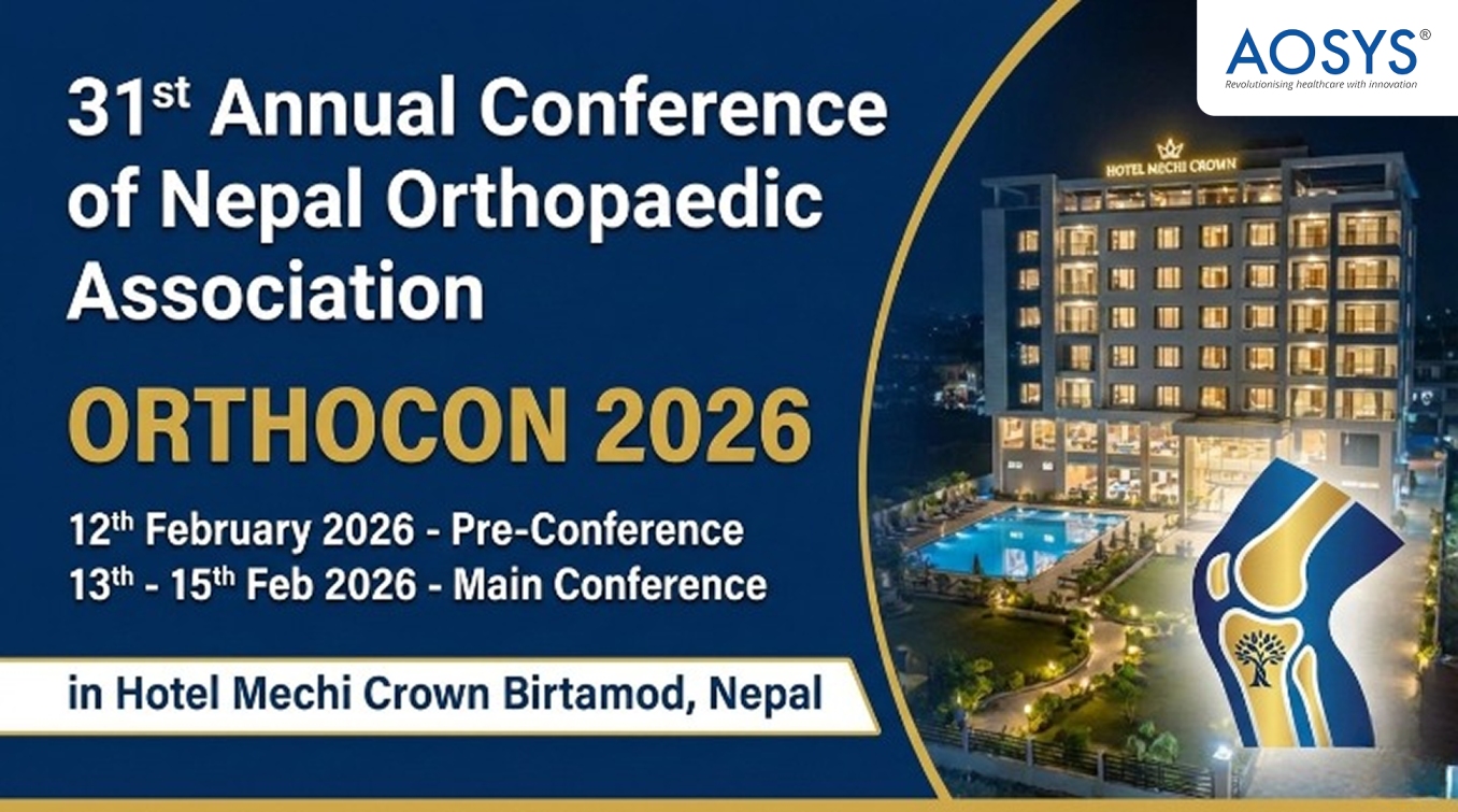 ORTHOCON 2026 Nepal | 31st Annual Conference of Nepal Orthopaedic Association | AOSYS PVT LTD
