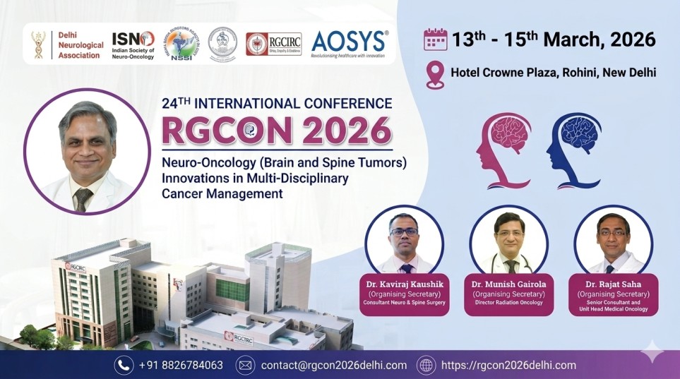 RGCON 2026: 24th International Conference on Neuro-Oncology | AOSYS PVT LTD