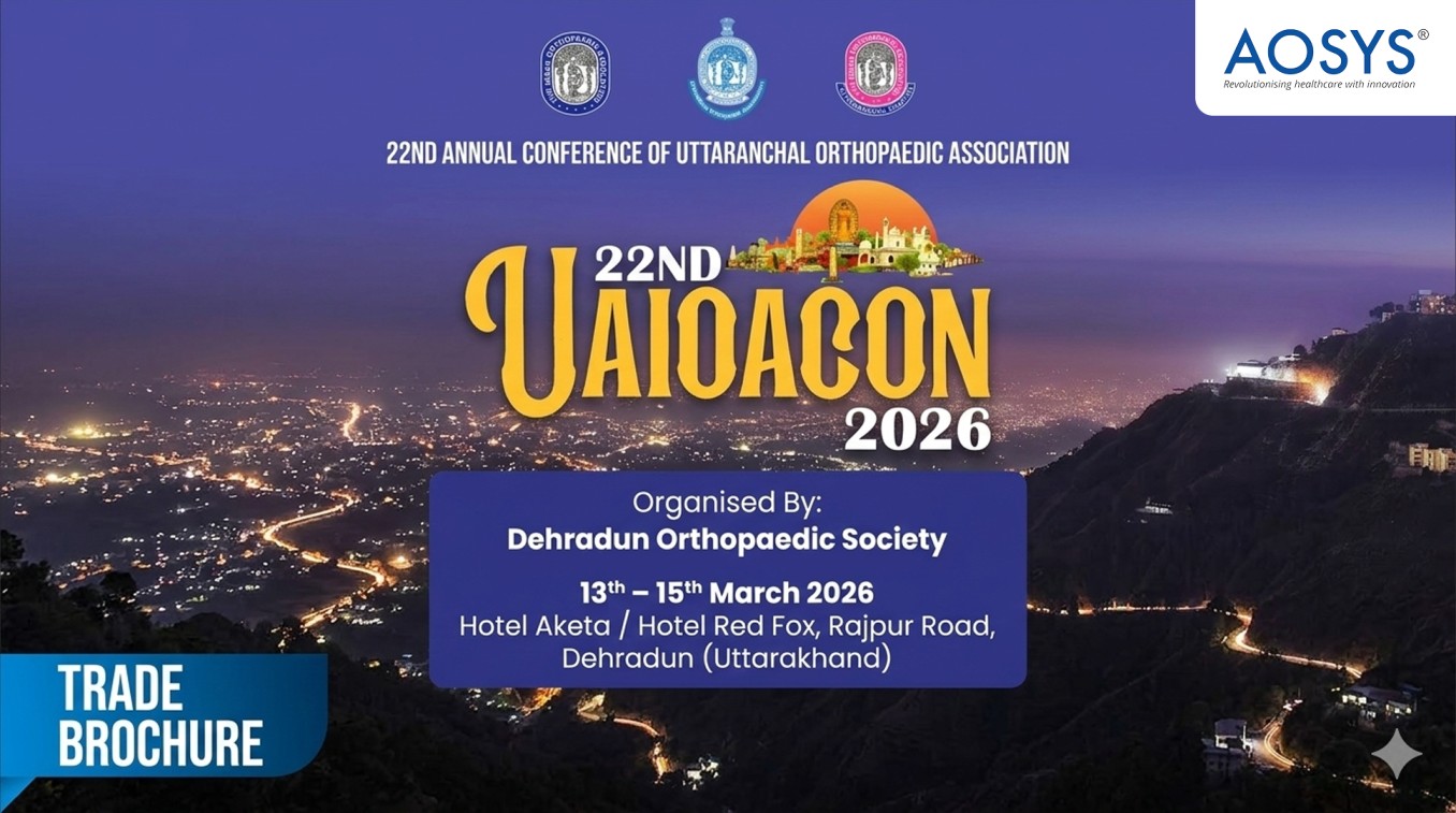 22nd UAIOACON 2026: Annual Conference of the Uttaranchal Orthopaedic Association | AOSYS PVT LTD