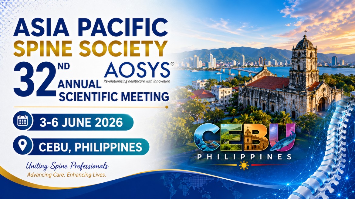 APSS 2026: Join Aosys Pvt Ltd at the 32nd Asia Pacific Spine Society Meeting, Cebu