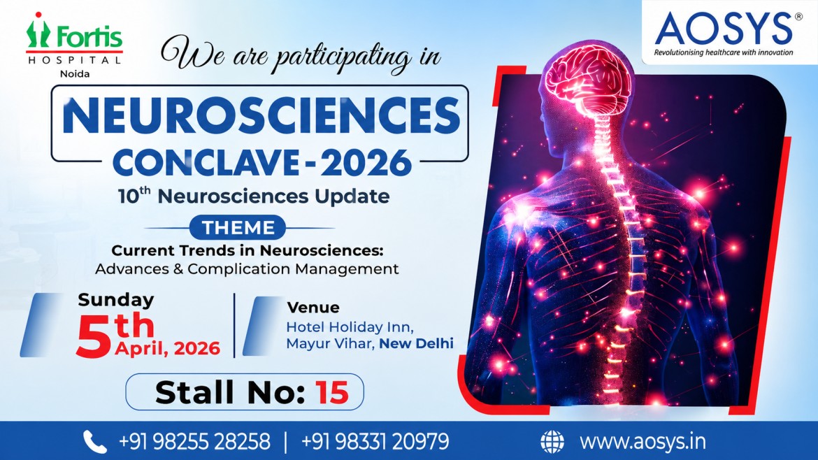 AOSYS at Neurosciences Conclave 2026: Shaping the Future of Neurological Care