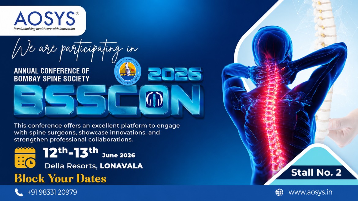 BSSCON 2026 – Advancing Innovation in Spine and Orthopedic Care | AOSYS PVT LTD